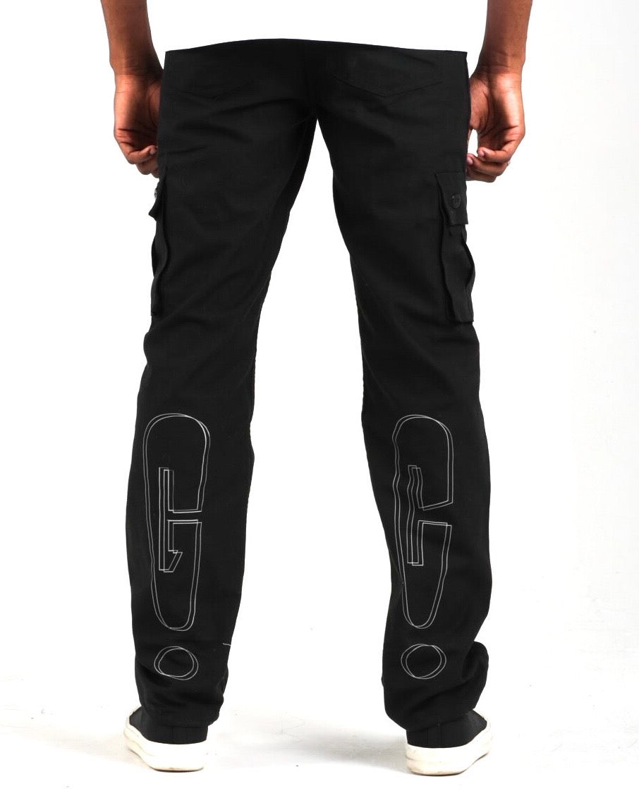 SWC V1 - Cargo Pants - Black  Reflective